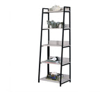 Wendral Natural & Black Bookshelf (5Tier, 16"L) - Ornate Home