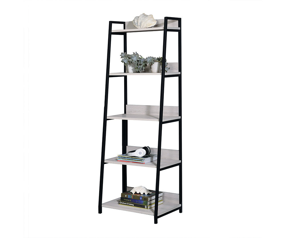 Wendral Natural & Black Bookshelf (5Tier, 16"L) - Ornate Home