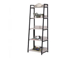 Wendral Natural & Black Bookshelf (5Tier, 23"L) - Ornate Home