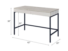 Wendral Natural & Black Desk - Ornate Home