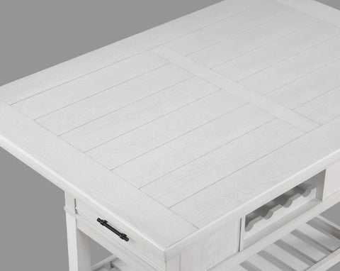 Wendy White Counter Height Dining Room Set / 6pc - Ornate Home