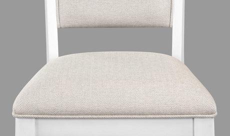 Wendy White Counter Height Dining Room Set / 6pc - Ornate Home