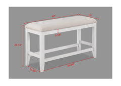 Wendy White Counter Height Dining Set - Ornate Home