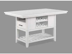 Wendy White Counter Height Dining Table - Ornate Home