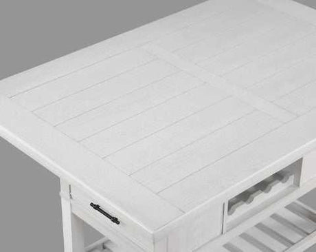 Wendy White Counter Height Dining Table - Ornate Home