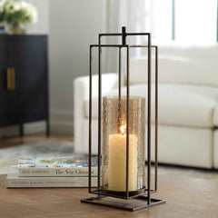 Wenman Bronze Candleholder - Ornate Home