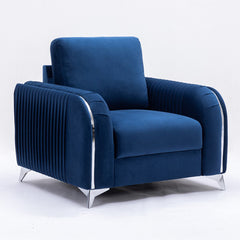 Wenona Blue Chair - Ornate Home