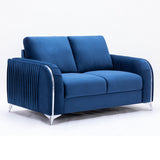 Wenona Blue Loveseat - Ornate Home