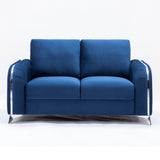 Wenona Blue Loveseat - Ornate Home