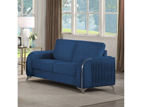 Wenona Blue Loveseat - Ornate Home