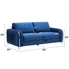 Wenona Blue Sofa - Ornate Home