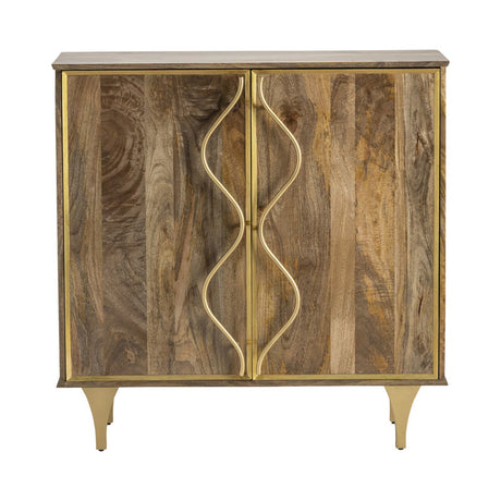 Wentworth Brown/Gold Cabinet - Ornate Home