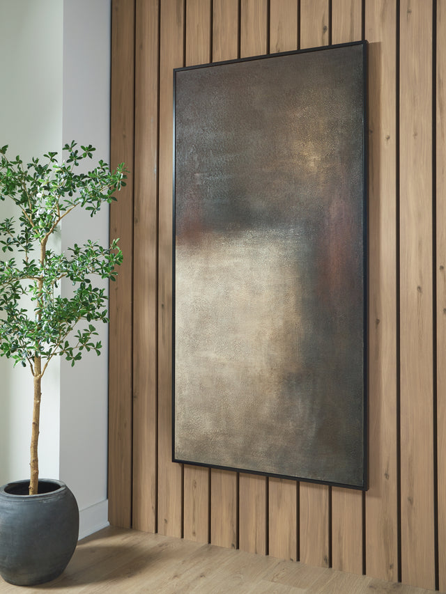 Wernmen Brown/Rust/Cream Wall Art (Online Special Price) - Ornate Home