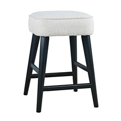 Wes Black Backless Counter Stool (Set of 2) - Ornate Home