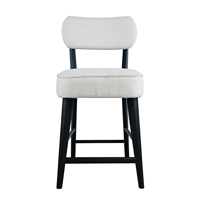 Wes Black Counter Stool (Set of 2) - Ornate Home