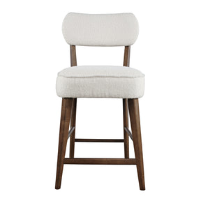 Wes Walnut Counter Stool (Set of 2) - Ornate Home