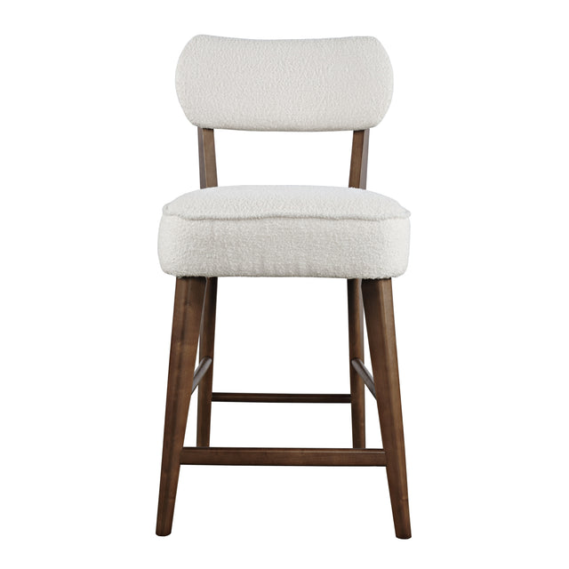 Wes Walnut Counter Stool (Set of 2) - Ornate Home
