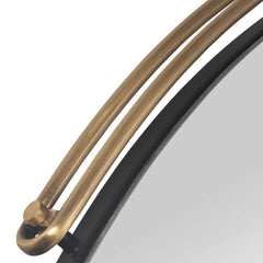 Wesley Brass Round Mirror - Ornate Home