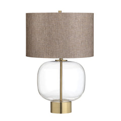 Wesley Clear/Gold Table Lamp - Ornate Home