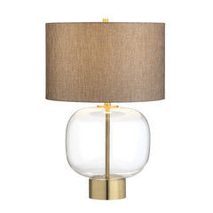 Wesley Clear/Gold Table Lamp - Ornate Home