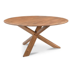 Wesley Vintage Brown Dining Table - Ornate Home