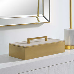 Wessex Brass/White Box - Ornate Home