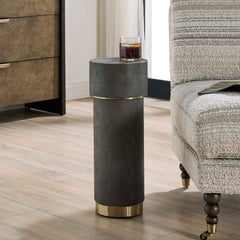 Wessex Charcoal Drink Table - Ornate Home