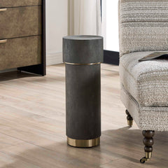 Wessex Charcoal Drink Table - Ornate Home