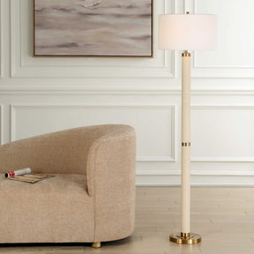 Wessex White Floor Lamp - Ornate Home