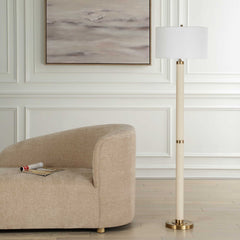 Wessex White Floor Lamp - Ornate Home