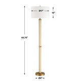Wessex White Floor Lamp - Ornate Home
