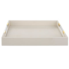 Wessex White Shagreen Tray - Ornate Home