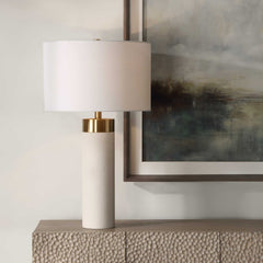 Wessex White Table Lamp - Ornate Home
