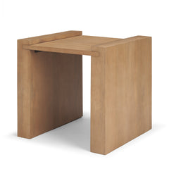 Wesson Light Brown Wood Accent Table - Ornate Home