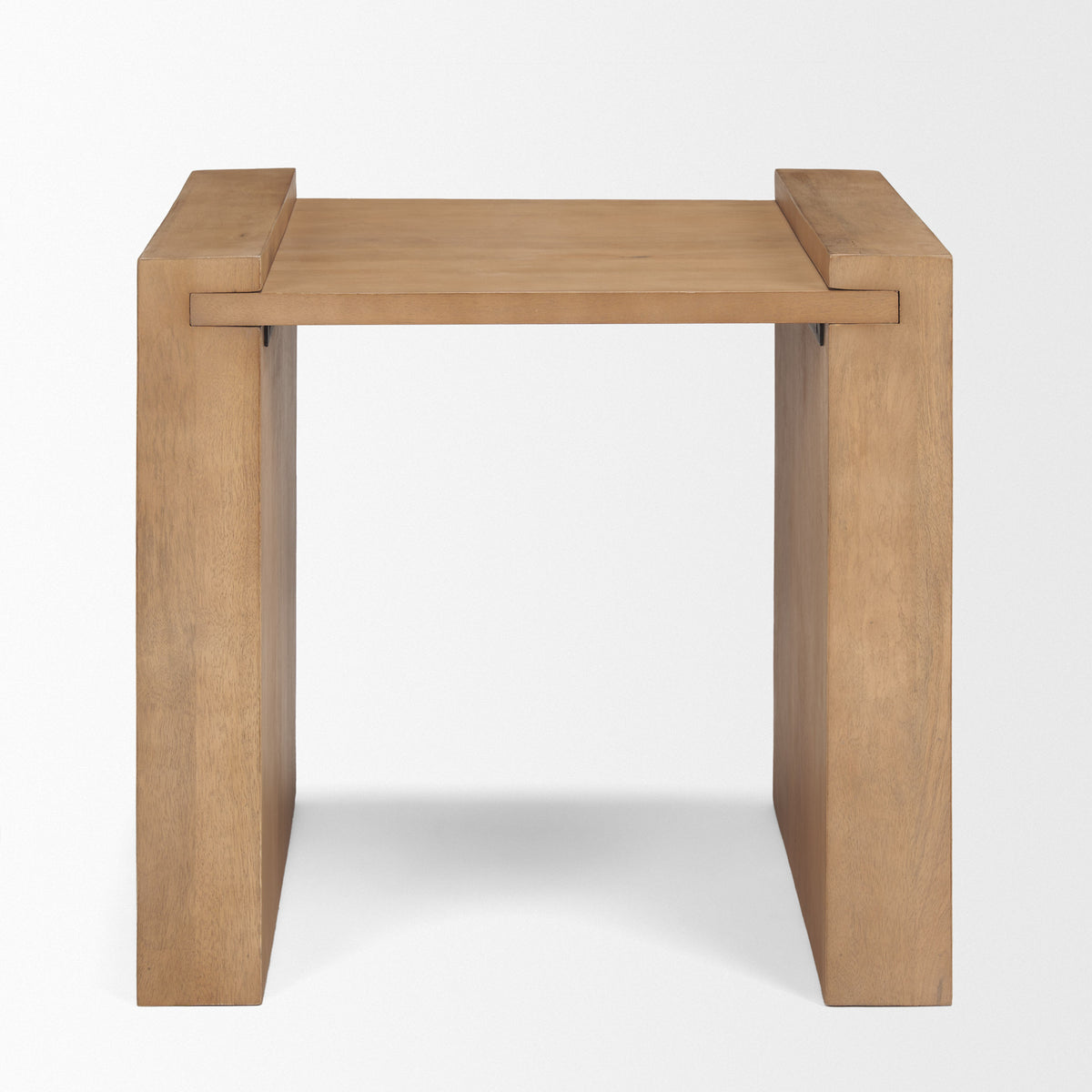 Wesson Light Brown Wood Accent Table - Ornate Home