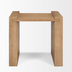 Wesson Light Brown Wood Accent Table - Ornate Home