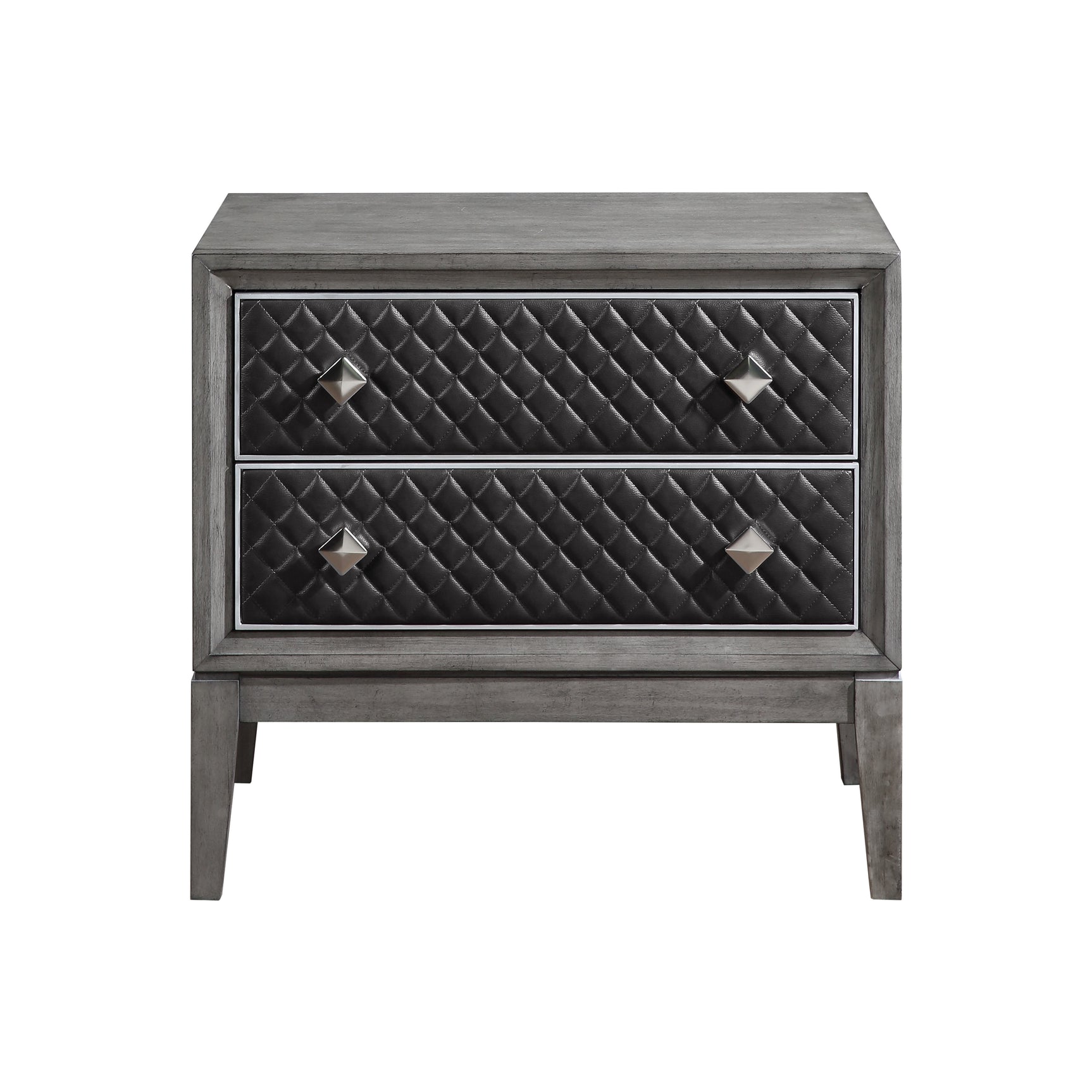 West End Gray/Wire-Brushed Gray 5-Piece Queen Bedroom Set - Ornate Home