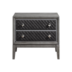 West End Gray/Wire-Brushed Gray 5-Piece Queen Bedroom Set - Ornate Home