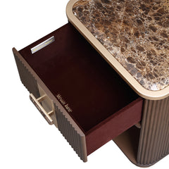 West Kensington Medium Espresso 1-Drawer Nightstand - Ornate Home