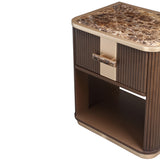 West Kensington Medium Espresso 1-Drawer Nightstand - Ornate Home