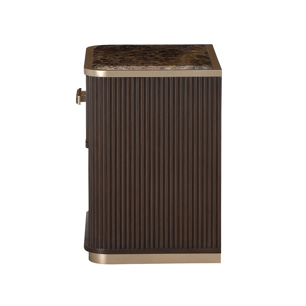 West Kensington Medium Espresso 1-Drawer Nightstand - Ornate Home
