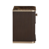 West Kensington Medium Espresso 1-Drawer Nightstand - Ornate Home