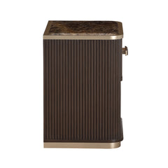 West Kensington Medium Espresso 1-Drawer Nightstand - Ornate Home