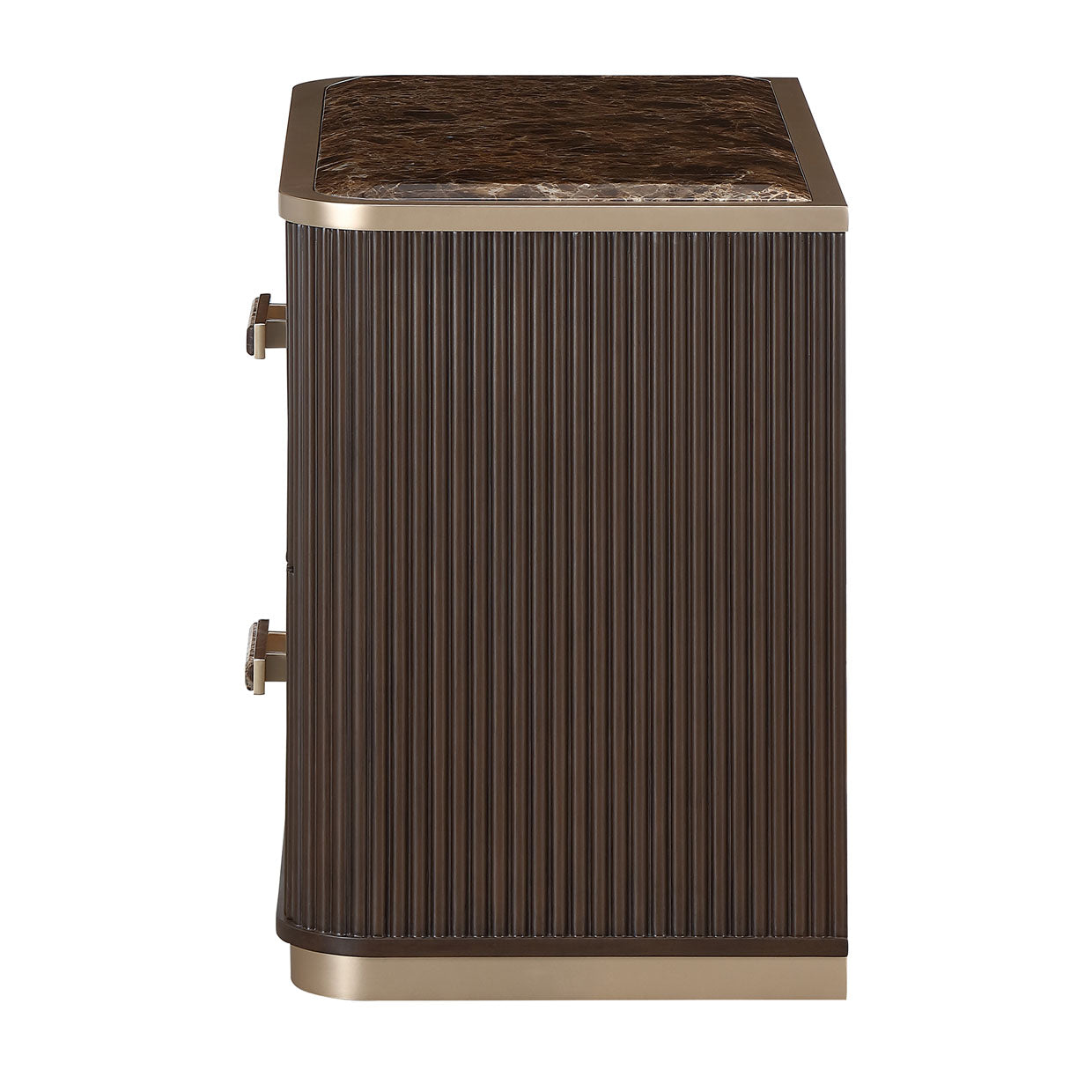 West Kensington Medium Espresso 2-Drawer Nightstand - Ornate Home