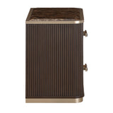 West Kensington Medium Espresso 2-Drawer Nightstand - Ornate Home