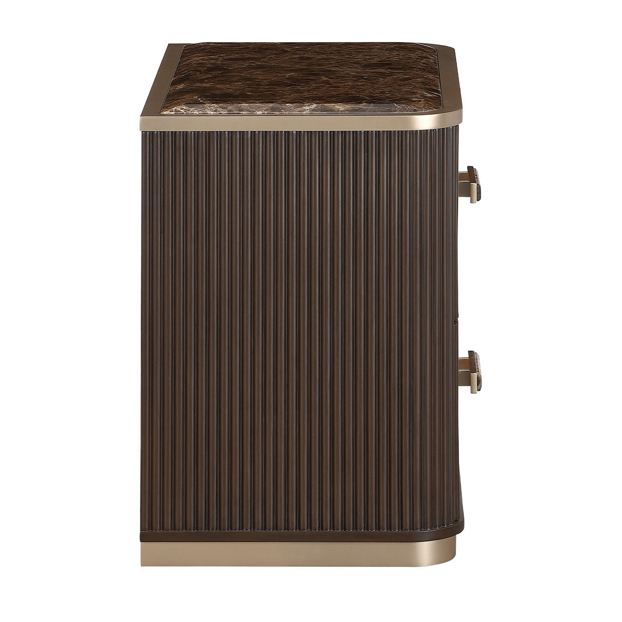 West Kensington Medium Espresso 2-Drawer Nightstand - Ornate Home