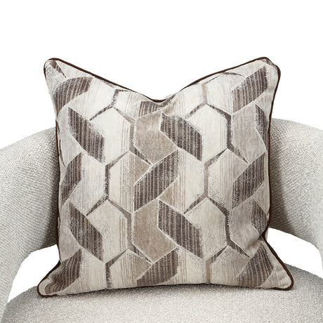 West Kensington Medium Espresso/Buff Accent Chair - Ornate Home