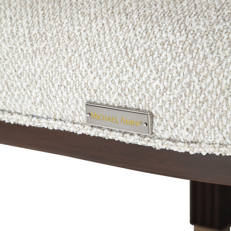 West Kensington Medium Espresso/Buff Accent Chair - Ornate Home