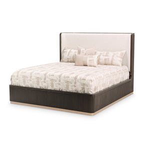 West Kensington Medium Espresso/Buff Bed - Ornate Home