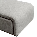 West Kensington Medium Espresso/Buff Chaise - Ornate Home